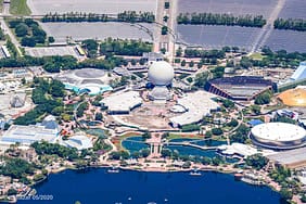 Disney aerial view