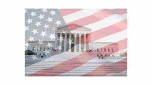 Supreme Court Flag Overlay