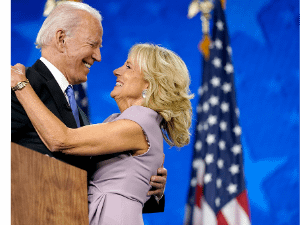 Jill and Joe Biden Hugging