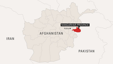 Afghan Map of Nangargar Province