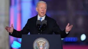 Biden speaking in Warsaw Poland using 9 words that will change the geopolitical landscape