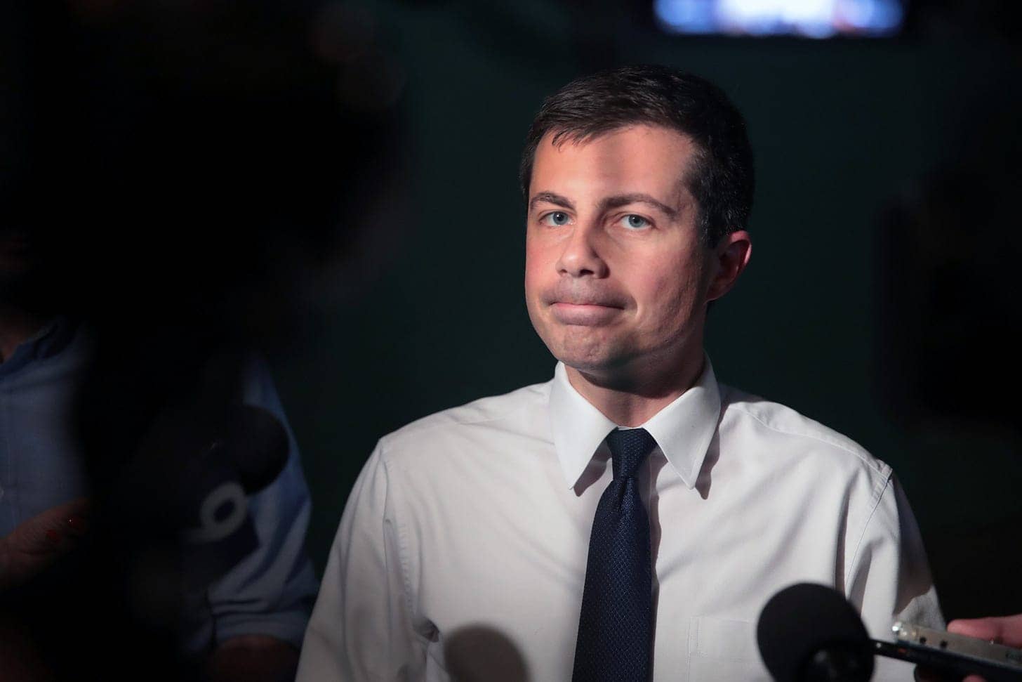 Pete Buttigieg Grimacing